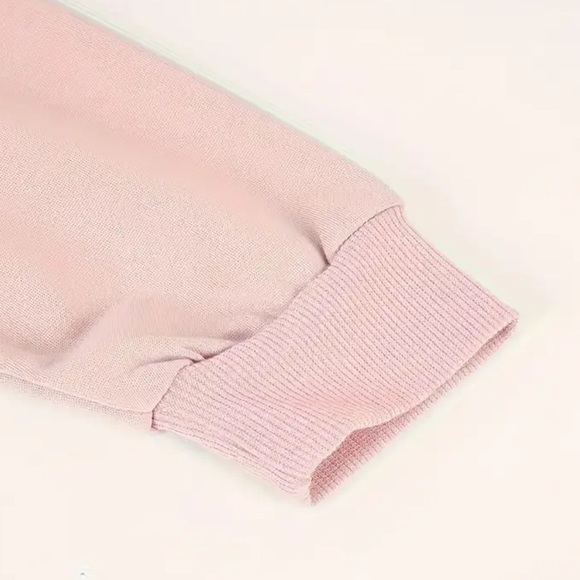 Women’s Pink 'Choose Happy' Heart Crewneck Sweatshirt - Size XL - NWOT - Picture 5 of 5